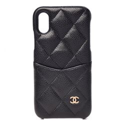 Chanel Caviar Leather IPhone X Case