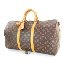 Louis Vuitton Monogram Bandouliere Keepall 50 Duffel