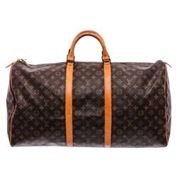 Louis Vuitton Monogram Keepall 60 Duffel Bag