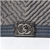 Image 8 : Chanel Denim Chevron Boy Bag