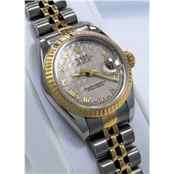 Rolex Datejust Pyramid Dial Ladies Watch