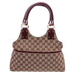 Gucci Canvas/Leather Shoulder Bag