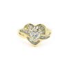 Image 5 : Gold/Diamond Heart Ring (Size 4 3/4)