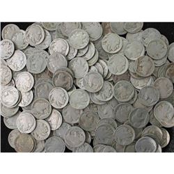 Lot of (300) ND Buffalo Nickels