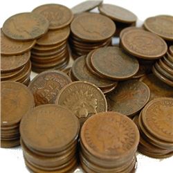(100) Indian Head Cents - Random Dates