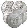 Image 1 : (5) US Silver Eagles- Random Dates