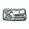 Image 1 : 1 Troy Oz. Gold and Gems Prospector Silver Bar