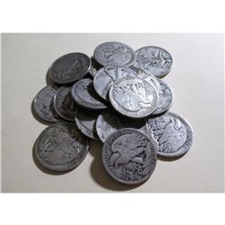 (20) Walking Liberty Half Dollars - 90% Silver