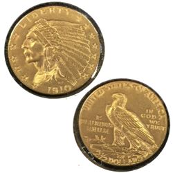 1910 $2.5 Gold Indian Quarter Eagle