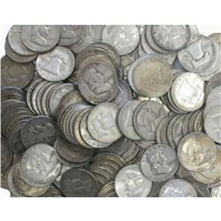 (50) Franklin Half Dollars -90% Silver