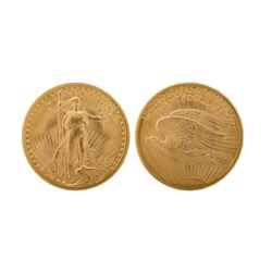 1907 Last Year Issue $20 Gold Saint