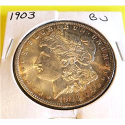 1903 Better Date BU Grade Morgan Silver Dollar