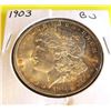 Image 1 : 1903 Better Date BU Grade Morgan Silver Dollar
