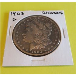 1903 S Cleaned Better Date Morgan Dollar