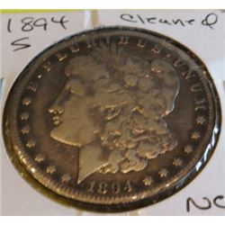 1894 s Better Date Morgan Dollar Cleaned