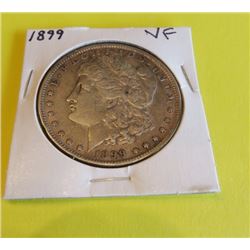 1899 VF Grade Morgan Silver Dollar