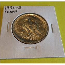 1936 S Texas Commemorative Half Dollar BU