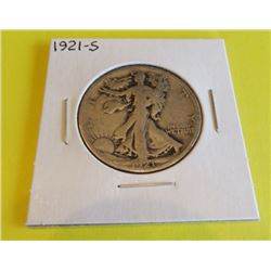 1921 S Walking Liberty Half Dollar Better Date
