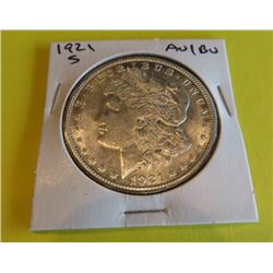 1921  AU/BU Grade Morgan Silver Dollar