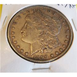 1899 P VF/XF Morgan Silver Dollar