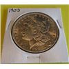 Image 1 : 1903 P AU/BU Better Date Morgan Silver Dollar