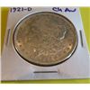 Image 1 : 1921 D CH AU Better Date Morgan Dollar