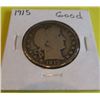 Image 1 : 1915 Good Grade Barber Half Dollar