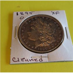 1895 O Better Date Cleaned Morgan Dollar