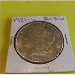 1921 S CH BU Morgan Silver Dollar