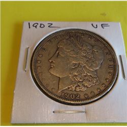 1902 P VF Grade Morgan Silver Dollar