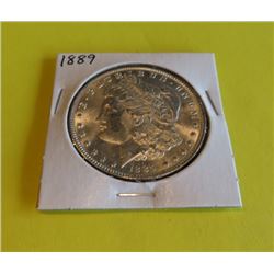 1889 BU Grade Morgan Silver Dollar