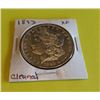 Image 1 : KEY DATE 1893 P XF Details Cleaned Morgan Dollar