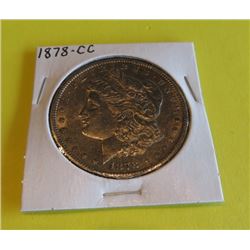1878 CC Key Date Morgan Silver Dollar