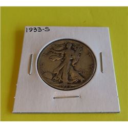 1933 S Better Date Walking Liberty Half Dollar