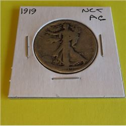 1919 AG Grade Walking Liberty Half Dollar