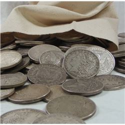 Bank Bag of 100 pcs. Random Date US Morgan Dollars