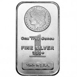 1 oz Morgan Design Silver Bar