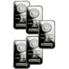 Image 1 : Lot of 5 Morgan Design Silver Bars - 1 oz.