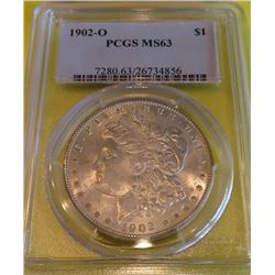 1902 O MS 63 PCGS Morgan Silver Dollar