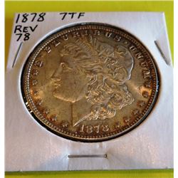 1878 7TF Rev 78 Morgan Silver Dollar