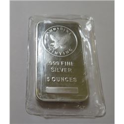 5 oz. Sunshine Silver Bar .999 Pure