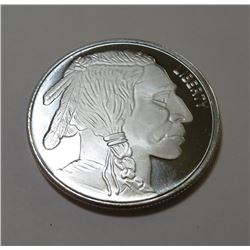 1 oz Buffalo Design Silver Round