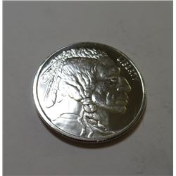 1 oz Silver Buffalo Design Silver Round