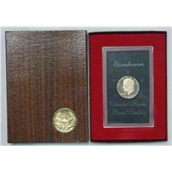 1974 S Brown Ike Dollar in OMB