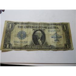 1923 Horseblanket Size $1 Silver Certificate