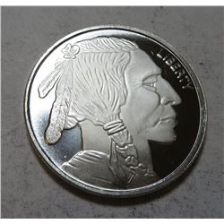 1 oz Buffalo Design Silver Round - .999 Pure