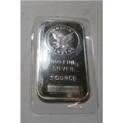 1 oz Silver Sunshine Bar  - .999 pure