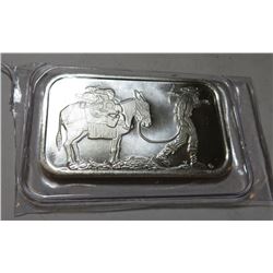 1 oz Silver Prospector Bar - .999 Pure