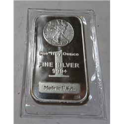 1 oz Walking Liberty Design Silver Bar