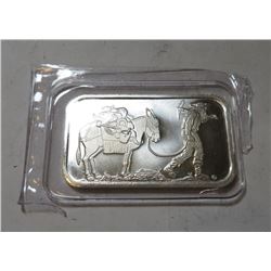 1 oz Prospector Design Silver Bar -.999 pure